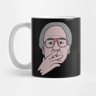 Jean Baudrillard Minimal Portrait - Philosophy Mug